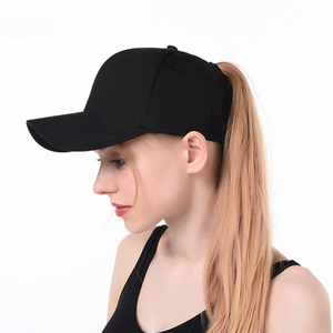 Gorra de béisbol para hombre, gorra de béisbol para mujer con cola de caballo, sombrero de verano para mujer, gorra deportiva de malla para el sol, gorra snapback de hip hop - Product Image 1