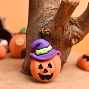 Cabujones de resina de calabazas y fantasmas de Halloween para la creación de joyas DIY y decoración de horquillas - Product Image 6