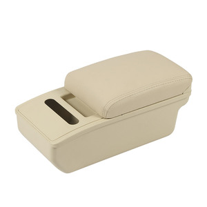 Reposabrazos Vtear ABS con Portavasos USB para <span class=keywords><strong>Hyundai</strong></span> <span class=keywords><strong>I10</strong></span> 2015-2018 - Accesorio de Almacenamiento <span class=keywords><strong>Interior</strong></span> y Estilización Frontal para Auto - Product Image 3