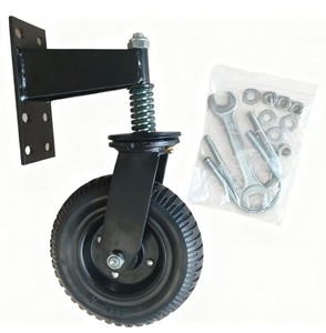 Roues en caoutchouc pneumatiques de 8 pouces <span class=keywords><strong>Roulettes</strong></span> de portique de levage pour <span class=keywords><strong>roulettes</strong></span> de conteneur de <span class=keywords><strong>but</strong></span> de football de meubles - Product Image 1