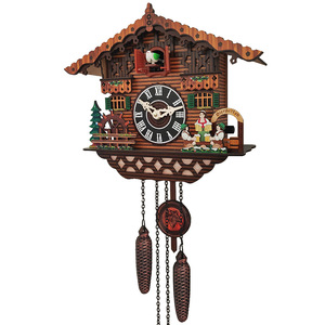 Reloj de Pared de Cuco Moderno de Diseño Nórdico, Funciona con Batería, Decoración con Forma de Casa - Product Image 4