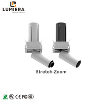 LUMIERA Spot LED Encastrable Moderne à Gradation DALI, Anti-éblouissement, Réglable, Corps en Aluminium, CRI Élevé, Idéal Hôtels