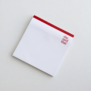 Kore Tarzı İngilizce Yazılı Kırmızı Kenarlı Kendinden Yapışkanlı Notlar Yaratıcı Taşınabilir Patlamalar - Product Image 4