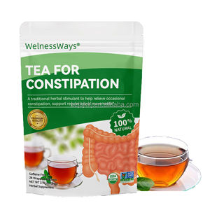 Фабрика Welnessways, органический лист сенны для похудения, Очищающий толстую кишку, плоский живот, запор, запор, чай - Product Image 1