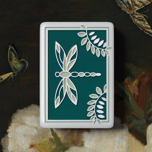Carreaux de Mahjong américain en acrylique de jade en marbre écologique, impression d'art de faisan de feuille verte vintage personnalisée, carreaux de Mah Jong - Product Image 5