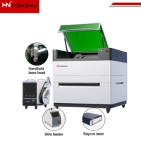 Nouvelle mini-machine de découpe laser CNC de bureau 1200W refroidie par air 4-en-1 pour le nettoyage, la soudure et la découpe au laser à fibre