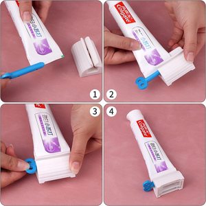 Exprimidor de Pasta de Dientes de Plástico, Dispensador de Pasta de Dientes de Pared con Soporte para Cepillo de Dientes, Suministros para Niños y Adultos, Baño R2166 - Product Image 4