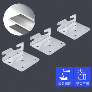 Charnière de meuble en fer 36x80x97mm, support d'angle durable à montage en surface pour quincaillerie domestique - Product Image 4