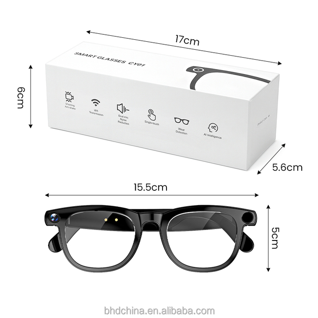 800W AI Smart Sunglasses 3in1 Lens Chat GPT Translation Voice Control WiFi Bluetooth HD1080P Shooting Intelligent Glasses