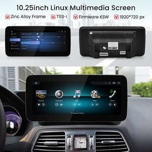 HFmidia 2026 Sistema Linux, Reproductor Multimedia para Tablero de Auto con Pantalla Táctil Capacitiva de 12.8 Pulgadas, CarPlay/Android Auto Inalámbrico para Mercedes-Benz - Product Image 3