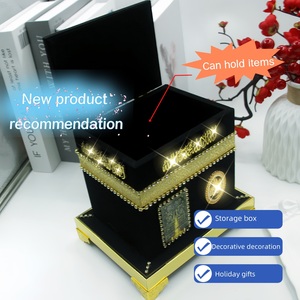 Islamic Ramadan Eid Mubarak <b>Table</b> Decoration Square Acrylic Party Ornament Home Office Day and Time Tracker-Packaged in a Bag - Product Image 6
