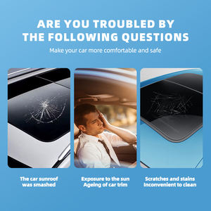 ฟิล์มฉนวนกันความร้อนซันรูฟรถยนต์7.5mil สีดำฟิล์มอัจฉริยะติดหลังคาไวนิลแบบพาโนรามา - Product Image 4