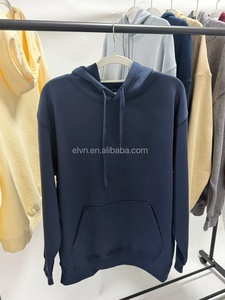 เสื้อฮู้ดดี้ผ้าฟลีซหนานุ่ม 350gsm สำหรับผู้ชาย สไตล์สตรีทแวร์ ฤดูใบไม้ร่วง ฤดูหนาว ขายส่ง - Product Image 2