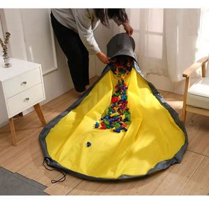 Bolsa de Almacenamiento de Juguetes con Muestra Gratis, Cesta para Juguetes, Tapete de Juego para Niños, Bolsa de Almacenamiento de Juguetes Plegable para una Fácil Limpieza - Product Image 1