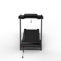 Tapis roulant pliable, tapis roulant 3,0 HP pour la maison avec 12 modes HIIT, mini tapis roulant compact pour la maison et le bureau