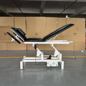 เตียงนวดไฟฟ้าอเนกประสงค์ <span class=keywords><strong>ราคา</strong></span>โรงงาน สำหรับคลินิกกายภาพบำบัดและไคโรแพรคติก ควบคุมแบบคู่ด้วยมอเตอร์ 2 ตัว ขาย - Product Image 5