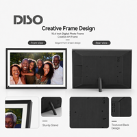 Cadre photo numérique intelligent WiFi double bande 15,6 pouces avec fonction cloud, cadre photo créatif