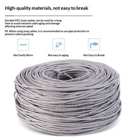 Câble réseau Cat5 intérieur haute vitesse en cuivre pur, vente directe d'usine, prix avantageux, déploiement facile
