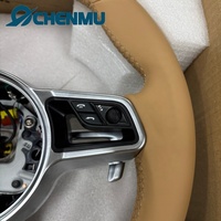 Volant en cuir sport pour Porsche Panamera Macan Cayenne 918 911 971 958 Por S Che GT3 Volant en cuir personnalisé
