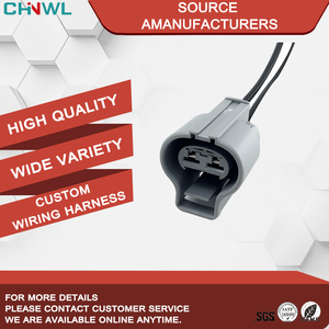 Connecteur Électrique Étanche 2 Broches Femelle RGB en Cuivre pour Voiture, Boîtier de <span class=keywords><strong>Terminal</strong></span>, Prise de Moteur de Ventilateur, Câble 176146-6 - Product Image 2