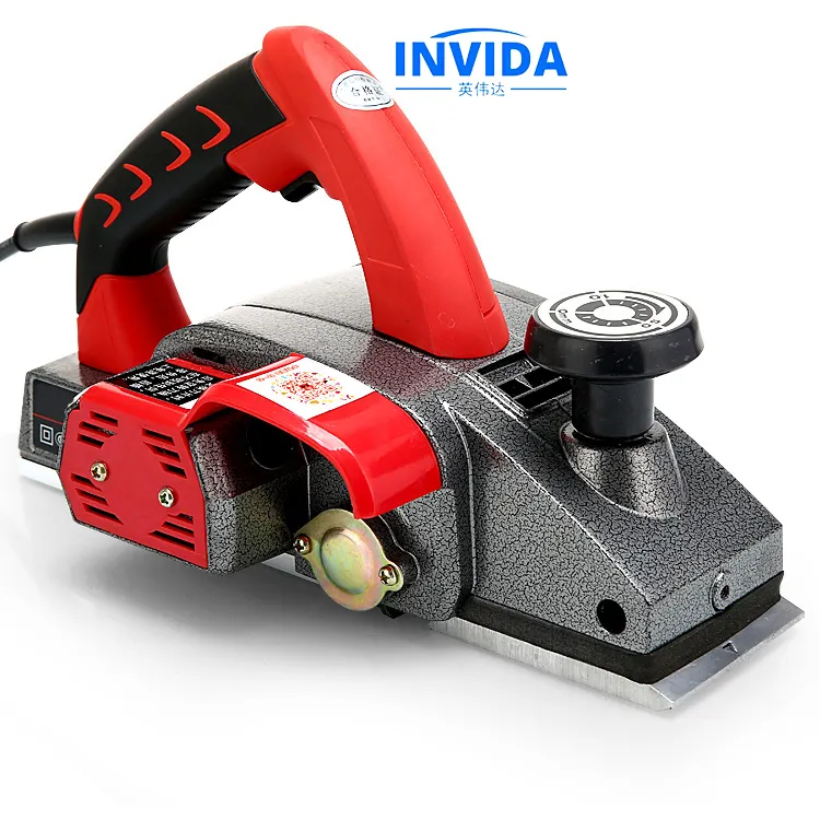 IVD-3477 1100W pialla elettrica portatile per legno pialla per bordi in legno a mano Mini pialla elettrica per carpentiere