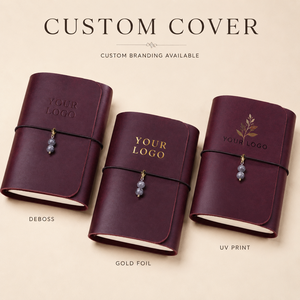 Nuevo Diario de Cuero Personalizado, Cuaderno Personalizado con Tapa Triple A6 <span class=keywords><strong>para</strong></span> Tomar Notas, Escritura y Papelería de Oficina - Product Image 5
