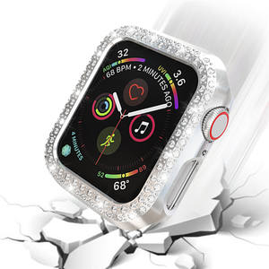 Custodia protettiva per paraurti diamantata per Apple <span class=keywords><strong>Watch</strong></span> Series 5 <span class=keywords><strong>4</strong></span> 3 2 1 38MM <span class=keywords><strong>42MM</strong></span> custodie per Iwatch 5 <span class=keywords><strong>4</strong></span> 40mm 44mm accessori per orologi - Product Image 2