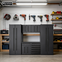Armoire à outils de garage en acier métallique, poste de travail d'atelier, tiroir, établi pour outils
