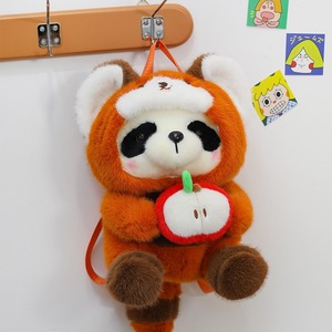 Nueva Mochila <span class=keywords><strong>de</strong></span> Peluche Creativa con Forma <span class=keywords><strong>de</strong></span> Mapache Transformado en Panda, Juguete <span class=keywords><strong>de</strong></span> Peluche, Linda Bolsa <span class=keywords><strong>de</strong></span> Peluche para Niños, Almohada <span class=keywords><strong>de</strong></span> Confort para Dormir, Algodón PP - Product Image 4