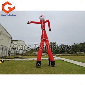 Trang Trí Giáng Sinh Ông Già Noel Inflatable Air Man Quảng Cáo Vũ Công Bơm Hơi - Product Image 3