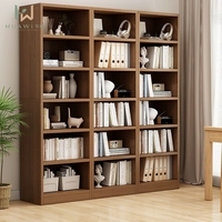 Étagère multi-niveaux contemporaine pour la maison, à poser au sol, gain de place, unité de présentation pour usage domestique, bibliothèque