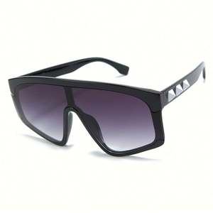 Gafas de Sol Cuadradas Irregulares con Lentes Rosadas Degradadas de Moda para Mujer 2019, Gafas de Sol con Logotipo Personalizado, Protección UV400, Resistentes al Viento - Product Image 2