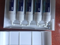 10 \ "manuel UF cartouche filtrante en fibre creuse boîtier en plastique rechargeable matériau PP