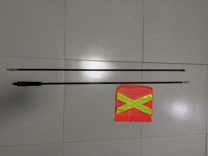 ธงไฟเบอร์กลาสแบบใหม่ขนาด 4 เมตร ธงสะท้อนแสงแบบ Mine Whip X สำหรับรถออฟโรด 4x4 ธงสำหรับลากจูงในทะเลทราย พร้อมเสาธงฐานสปริงแข็งแรง - Product Image 3