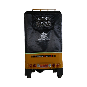 Mototaxi <span class=keywords><strong>de</strong></span> 3 Ruedas Abierto Motorizado para 4 Pasajeros con Cubierta para Lluvia, Motocicleta Urbana <span class=keywords><strong>de</strong></span> Alta Velocidad - Product Image 6