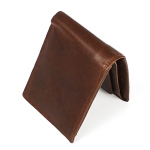 Custom Men's Leather <b>Wallets</b> Zipper Coin Pocket Purse Luxury Genuine Leather <b>Card</b> <b>Holder</b> <b>Wallet</b> Mens Chain <b>Wallet</b> - Product Image 4