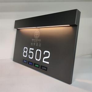 Sistema di Segnaletica RFQprint Verificato, Numeri Civici con Interruttore Touch Luminoso, Targa per Cameriere Non Disturbare, Numero Camere, Insegna per Porte <span class=keywords><strong>Hotel</strong></span> - Product Image 2