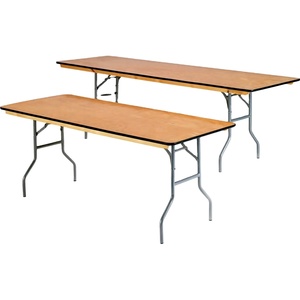243cm*91cm <strong>Long</strong> Outdoor Modern Panel <strong>Foldable</strong> Solid Wood Hotel Wedding Dining <strong>Tables</strong> - Product Image 4