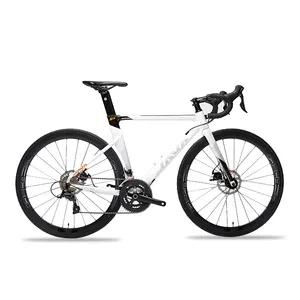 Дорожный велосипед Java SILURO 3, 18 скоростей, углеродное волокно, велосипед для взрослых, дисковый тормоз, углеродное волокно, передняя вилка алюминиевой рамы SILURO3