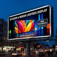 Bannière publicitaire rétroéclairée légère Flex Banner, facile à installer pour une utilisation en intérieur/extérieur