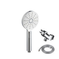 Pommeau de douche haute pression en acier inoxydable 304 brossé pour grande salle de bain