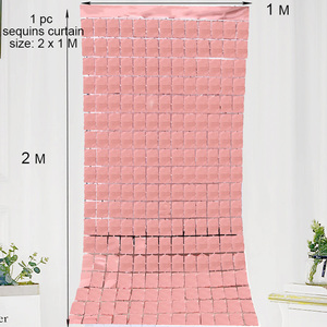 <span class=keywords><strong>Rideau</strong></span> d'arrière-plan à paillettes, décor mural <span class=keywords><strong>de</strong></span> fête prénatale, cadeau <span class=keywords><strong>de</strong></span> bébé, fête d'anniversaire, arrière-plan à paillettes - Product Image 6