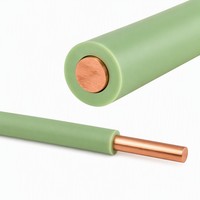 Câble unipolaire sans gaine sans halogène H07Z1-U 450/750V, conducteur en Cu massif 6, 10, 16 mm² LSZH, pour câblage de bâtiments publics, sécurité