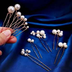 Set di forcine per capelli da sposa NYY MAY di alta qualità, fatte a mano in lega, 9,2 cm, per abiti da sposa, acconciature alla moda e servizi fotografici. - Product Image 6
