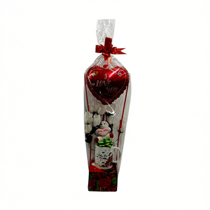 Coffret cadeau pour la Saint-Valentin avec ballon en forme de cœur et tasse pour les réunions de famille, décorations de fête - Product Image 1