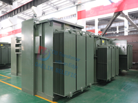 Yüksek Verimli 2550Kva Trifaze Yer Tipi Trafo 34.5KV/415V ONAN Soğutmalı Mineral Yağlı UL/cUL Sertifikalı