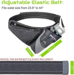 Free Sample Custom <b>Runners</b> Waterproof Hiking Running Hydration Belt Pack Running Belt With Water Bottle Holder - Product Image 2
