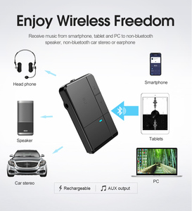 J20 Bluetooth 5.0 Receiver 3.5 Mm Jack AUX MP3 Âm Nhạc Car Kit Mic Cuộc Gọi Rảnh Tay Không Dây Adapter Loa Tai Nghe Âm Thanh receiver - Product Image 2