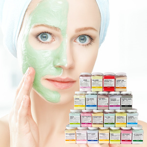 Masker Wajah Salon kualitas terbaik 650g kustom Label pribadi 50 rasa jeli tanah liat masker wajah alami kupas bubuk masker wajah Jelly - Product Image 1
