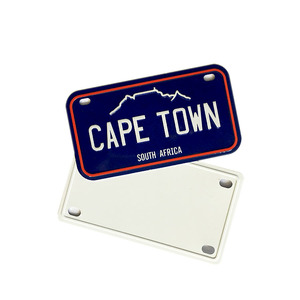 Tùy Chỉnh Thiết Kế Nhôm Mỹ Xe Đạp Xe Máy Giấy Phép Tấm Lưu Niệm Mini Xe Đạp Giấy Phép Tấm Bán Buôn Xe Đạp Số Tấm - Product Image 5